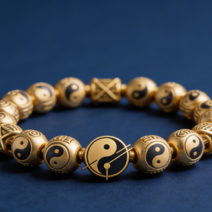 Pathways · Yin-Yang Golden Feng Shui Bracelet